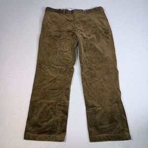 Polo Ralph Lauren Men's 38x30 Classic Fit Brown Corduroy Preppy Pants Fit 37x29